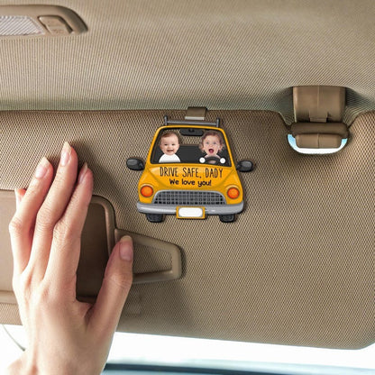 Car visor photo clip wooden photo frame photo frame customization photo text customization