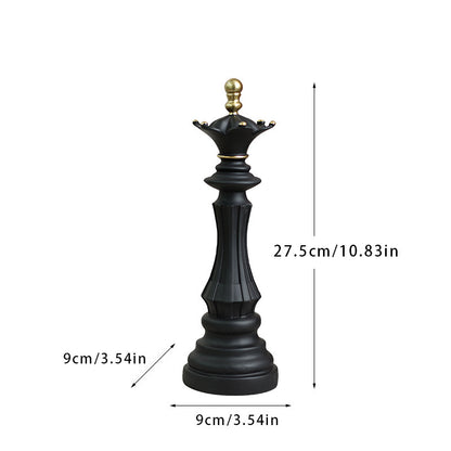 Chess ornaments chess set king war horse queen soft art resin crafts