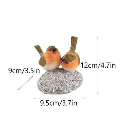 Spring and summer bird resin ornament home courtyard outdoor garden landscaping ornament resin handicraft