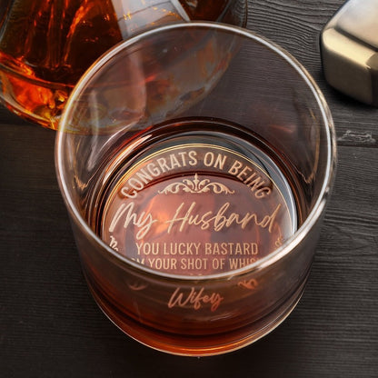 customized bottom engraving whiskey cup, wine cup, spirits, Father's Day gift, glass.