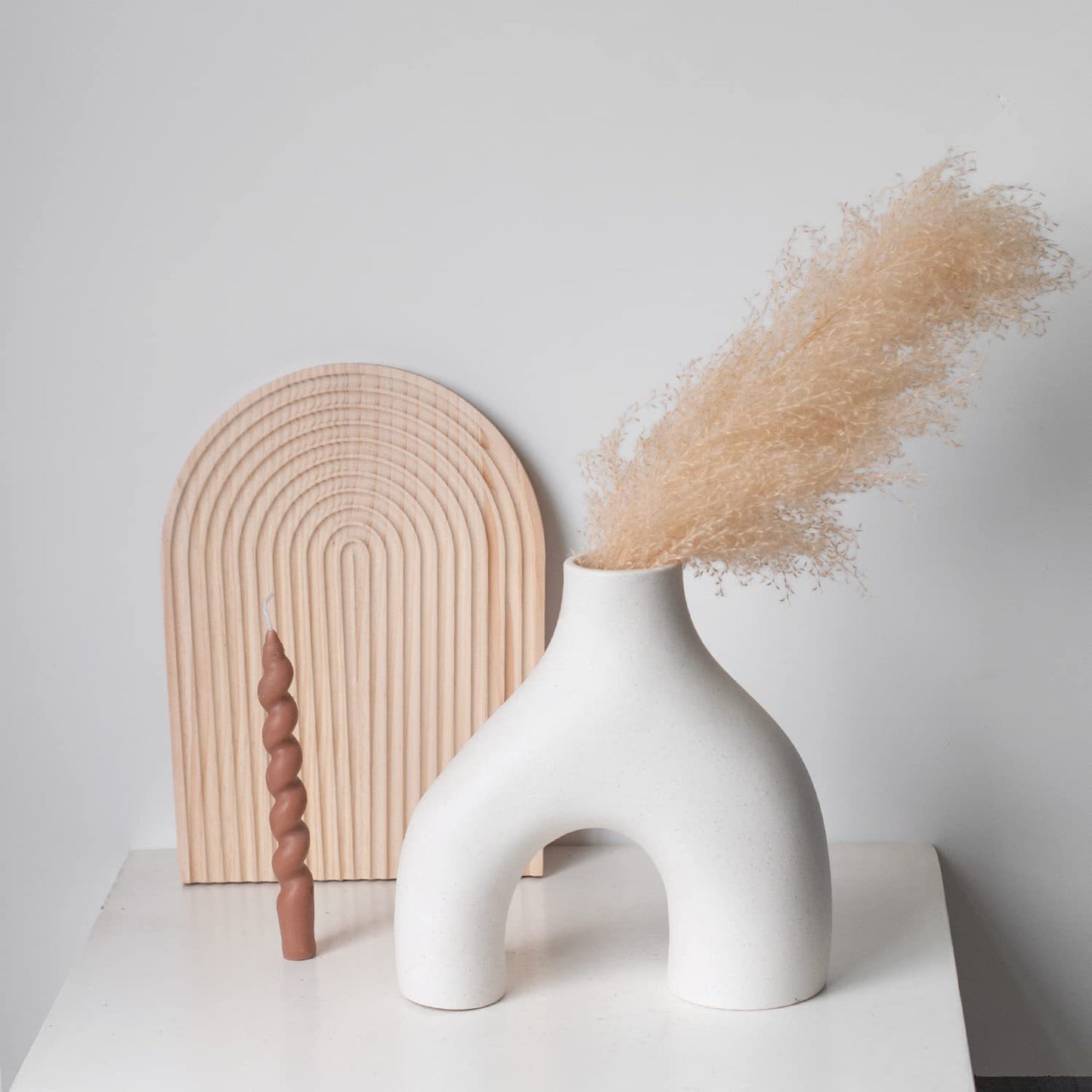 Water transfer marble vase, simple home ceramic flower arrangement, creative decoration