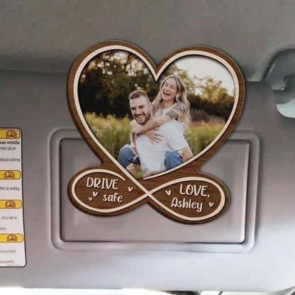 Car visor photo clip wooden photo frame photo frame customization photo text customization