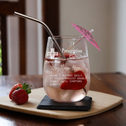 a customized Father's Day gift, a red wine glass Libby cup
