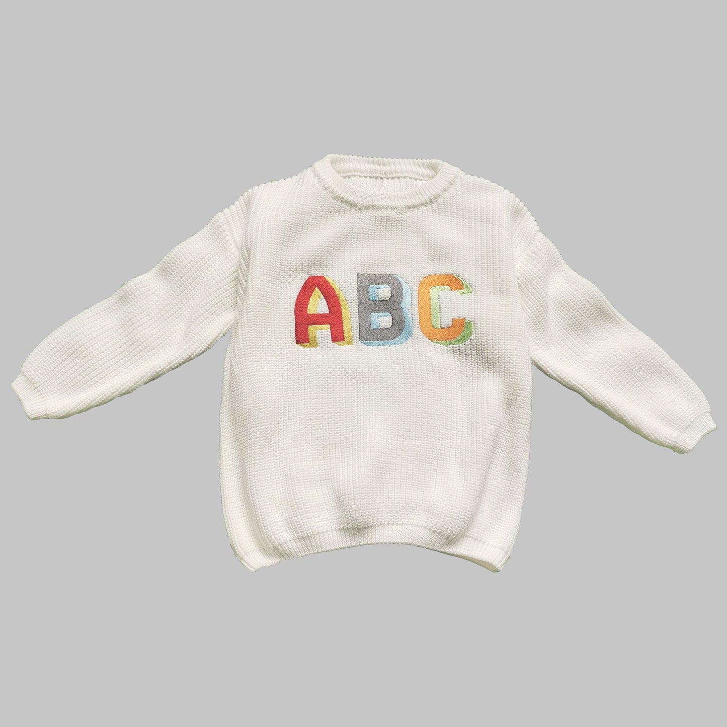 Name Embroidery Children's Sweater