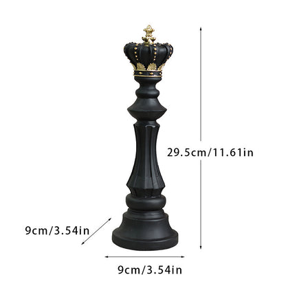 Chess ornaments chess set king war horse queen soft art resin crafts