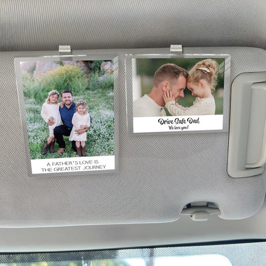 Father's Day gift, visor clip, photo commemoration, a customized dad gift.