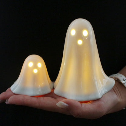 Ceramic ghost Halloween atmosphere living room wine cabinet TV cabinet courtyard balcony ornament