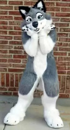 Husky Fox Dog Cartoon Doll Costume Walking Doll Beast Costume
