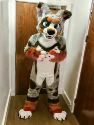 Husky Fox Dog Cartoon Doll Costume Walking Doll Beast Costume
