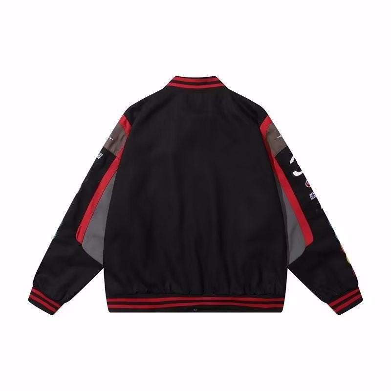 Couple clothing spring and autumn clothing Korean version niche design sense cardigan jacket women ins lightweight jacket