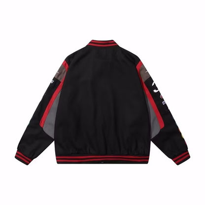 Couple clothing spring and autumn clothing Korean version niche design sense cardigan jacket women ins lightweight jacket