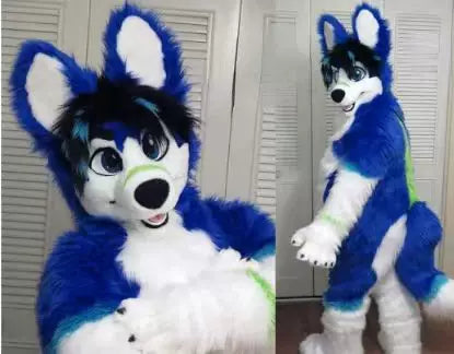 Husky Fox Dog Cartoon Doll Costume Walking Doll Beast Costume