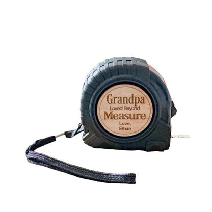 Father's Day Gift Tape Measure Hammer Set Household Hammer Wooden Handle Croissant Hammer