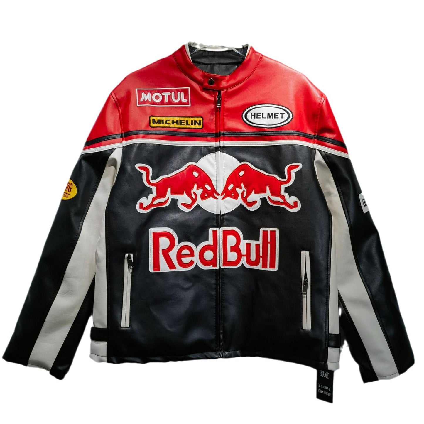 F1 racing suit Red Bull leather jacket Harley motorcycle cycling suit motorcycle jacket