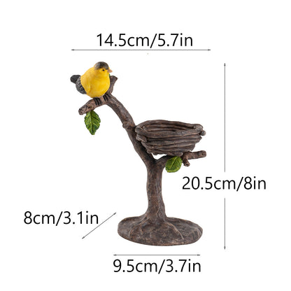 Spring and summer bird resin ornament home courtyard outdoor garden landscaping ornament resin handicraft