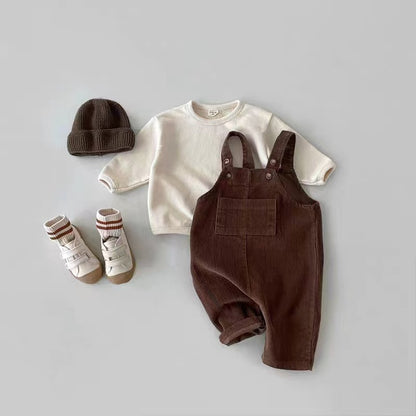 100% cotton children's clothing infants autumn and winter floral denim cute overalls children's jumpsuit overalls