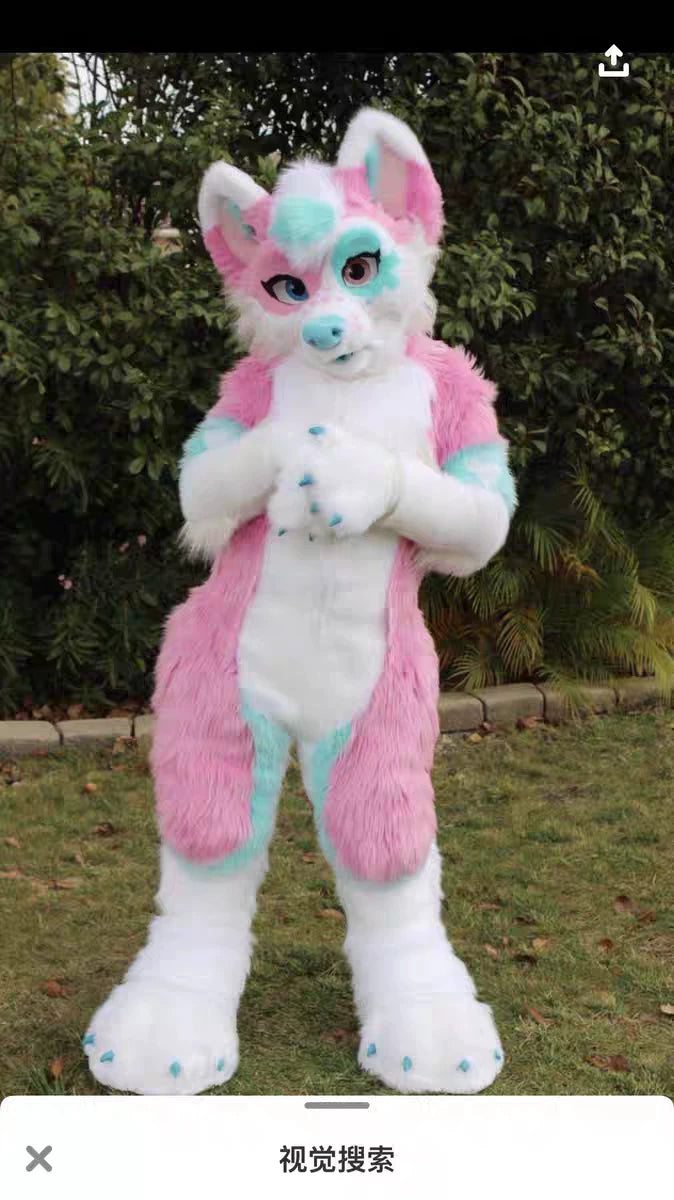 Husky Fox Dog Cartoon Doll Costume Walking Doll Beast Costume