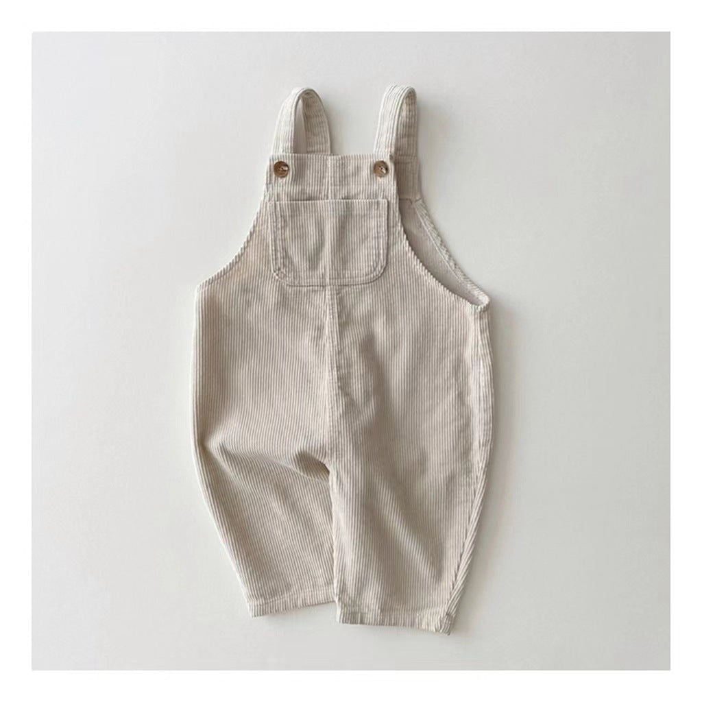 100% cotton children's clothing infants autumn and winter floral denim cute overalls children's jumpsuit overalls