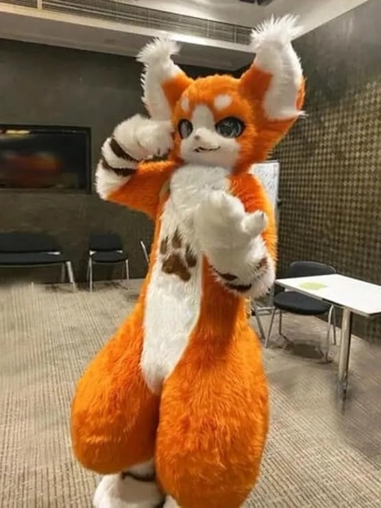 Husky Fox Dog Cartoon Doll Costume Walking Doll Beast Costume