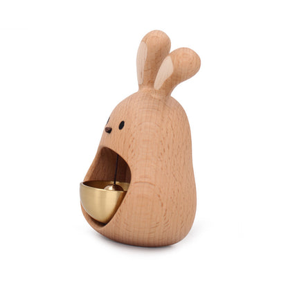Dopamine wind chimes pendant healing department rabbit decorative bell pendant doorbell housewarming gift Japanese copper bell