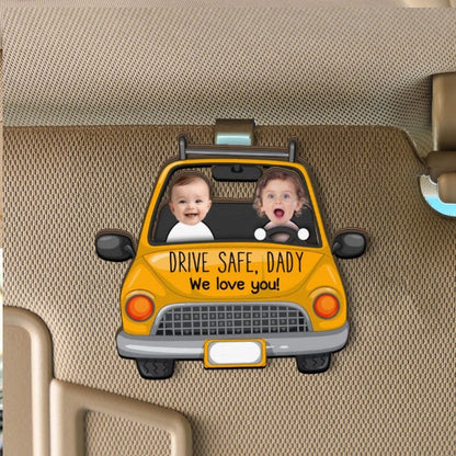 Car visor photo clip wooden photo frame photo frame customization photo text customization