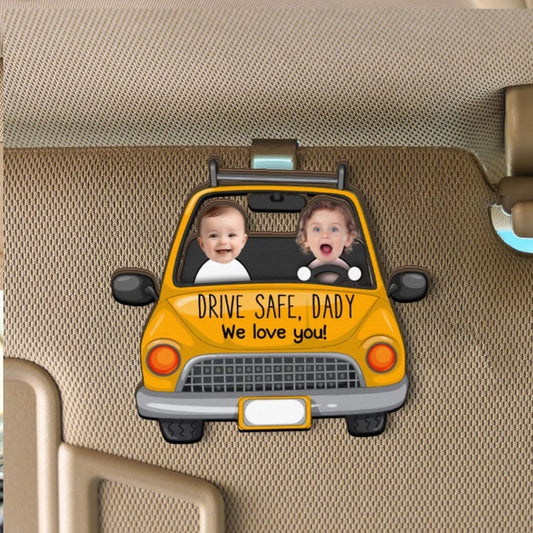 Car visor photo clip wooden photo frame photo frame customization photo text customization