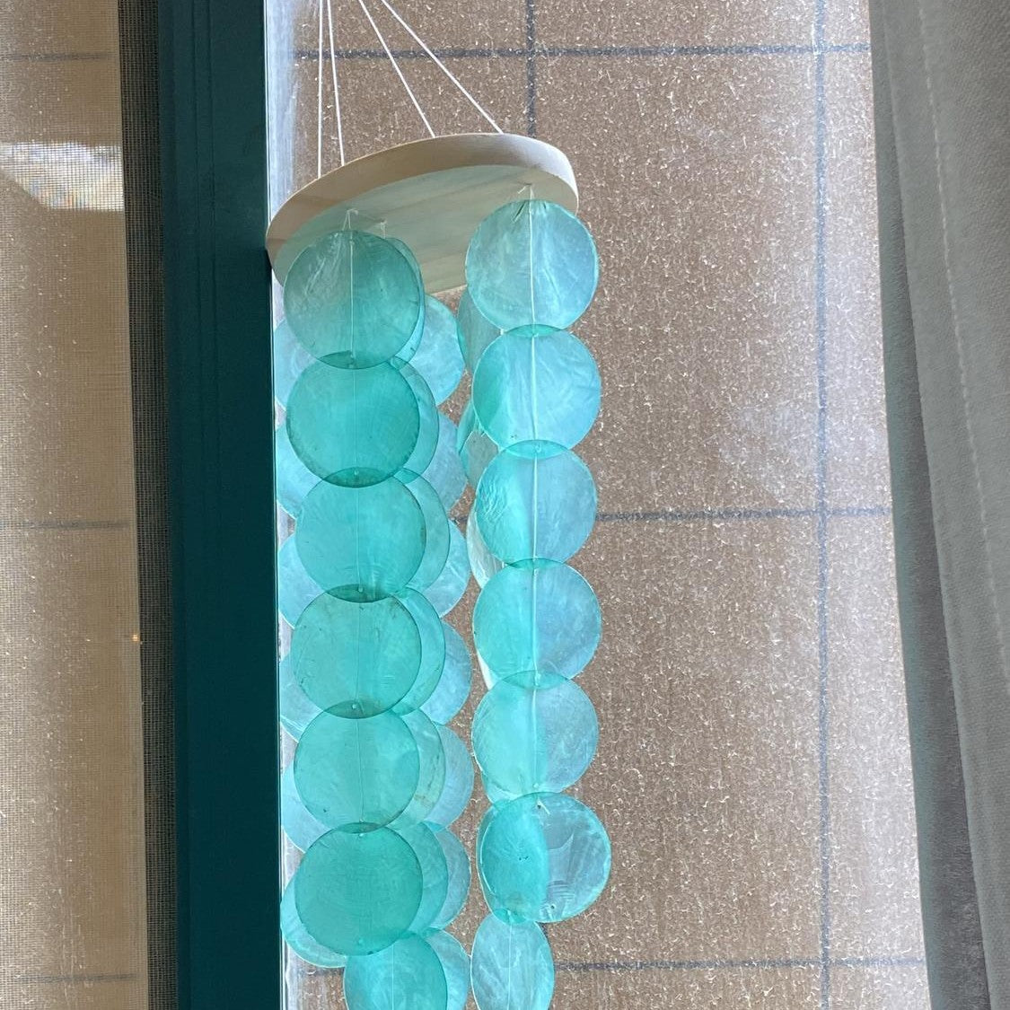 New Garden Shell Wind Chimes Garden Ornaments Home Windows Rainbow Wind Chimes Decoration Gift Pendant