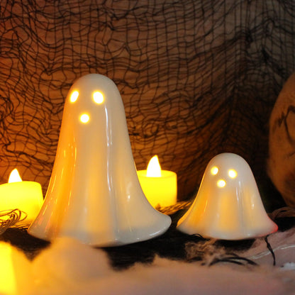 Ceramic ghost Halloween atmosphere living room wine cabinet TV cabinet courtyard balcony ornament