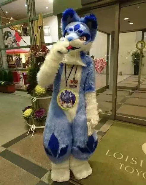 Husky Fox Dog Cartoon Doll Costume Walking Doll Beast Costume