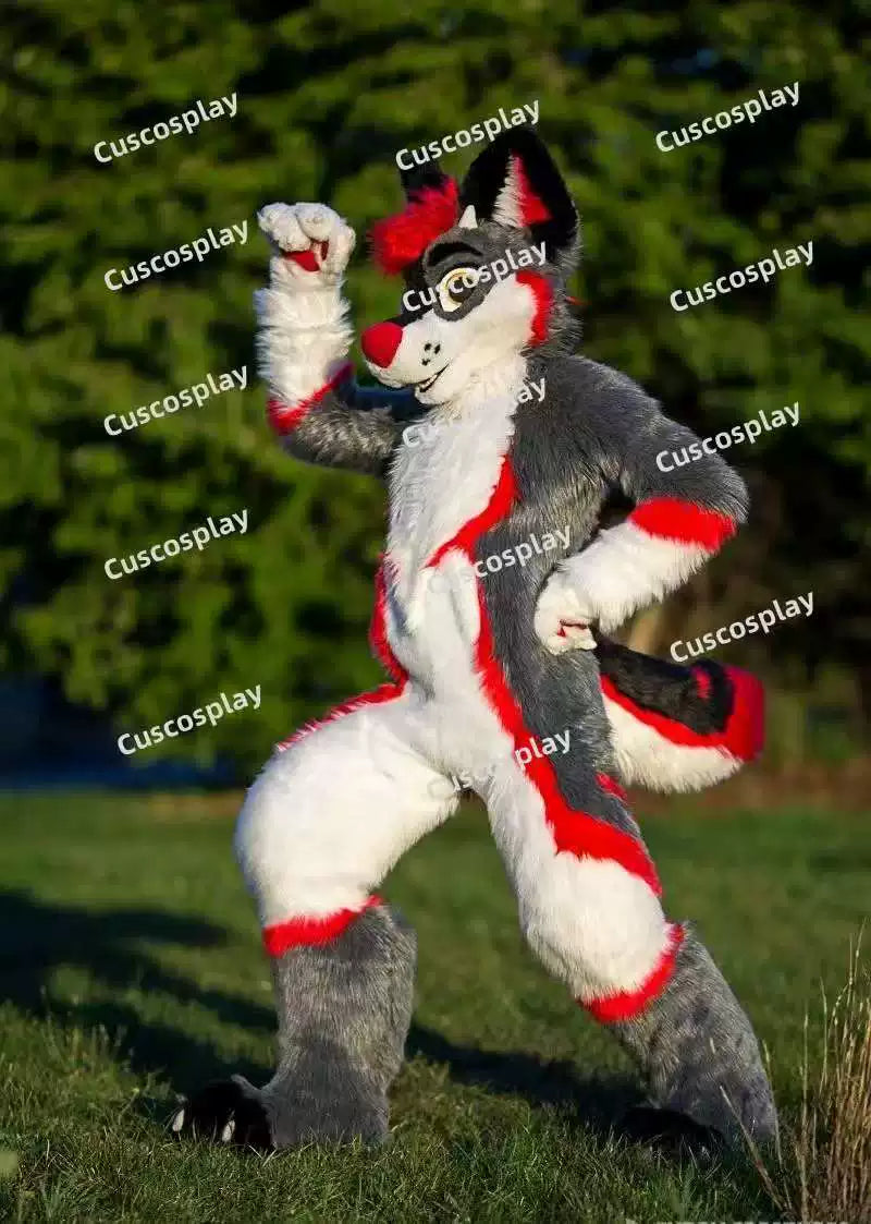 Husky Fox Dog Cartoon Doll Costume Walking Doll Beast Costume