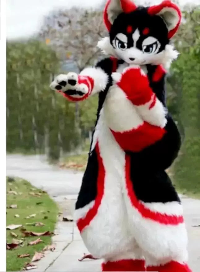Husky Fox Dog Cartoon Doll Costume Walking Doll Beast Costume