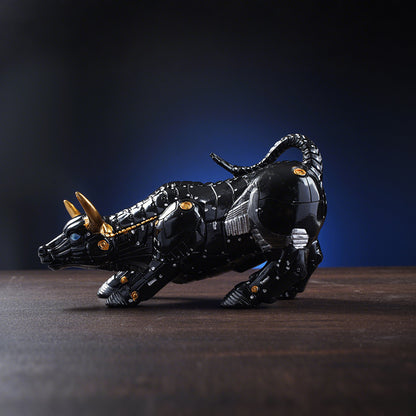 Bitcoin Bull Creative Wall Street Cow Ornament Home Office Desktop Bull Market Resin Crafts