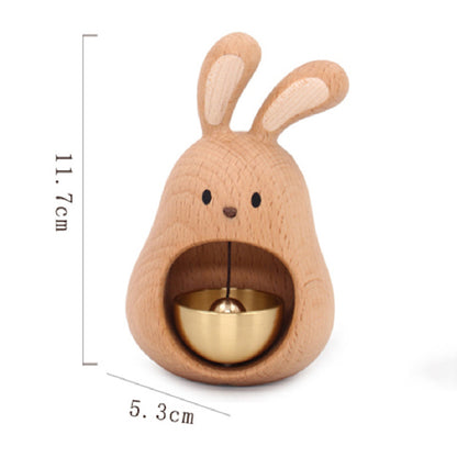 Dopamine wind chimes pendant healing department rabbit decorative bell pendant doorbell housewarming gift Japanese copper bell