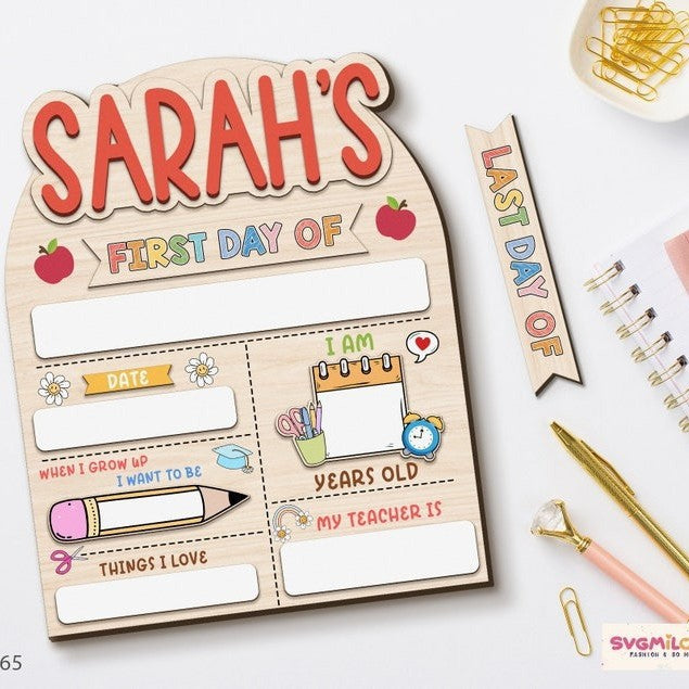 School season gift hot sale, recording board multi-layer wooden board removable