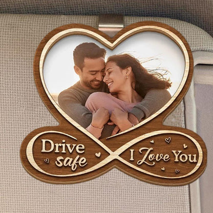 Car visor photo clip wooden photo frame photo frame customization photo text customization