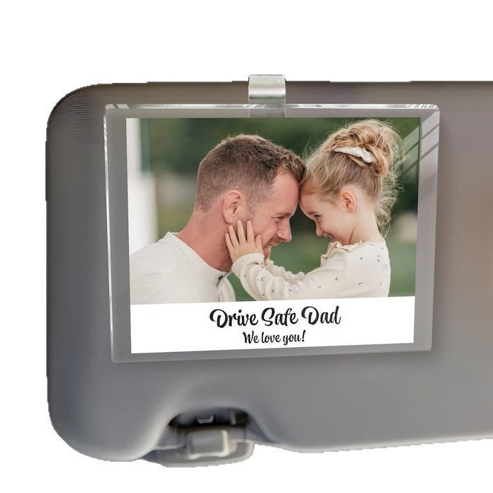 Father's Day gift, visor clip, photo commemoration, a customized dad gift.
