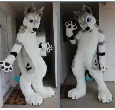 Husky Fox Dog Cartoon Doll Costume Walking Doll Beast Costume