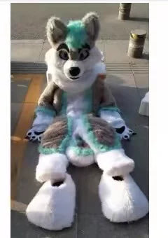 Husky Fox Dog Cartoon Doll Costume Walking Doll Beast Costume