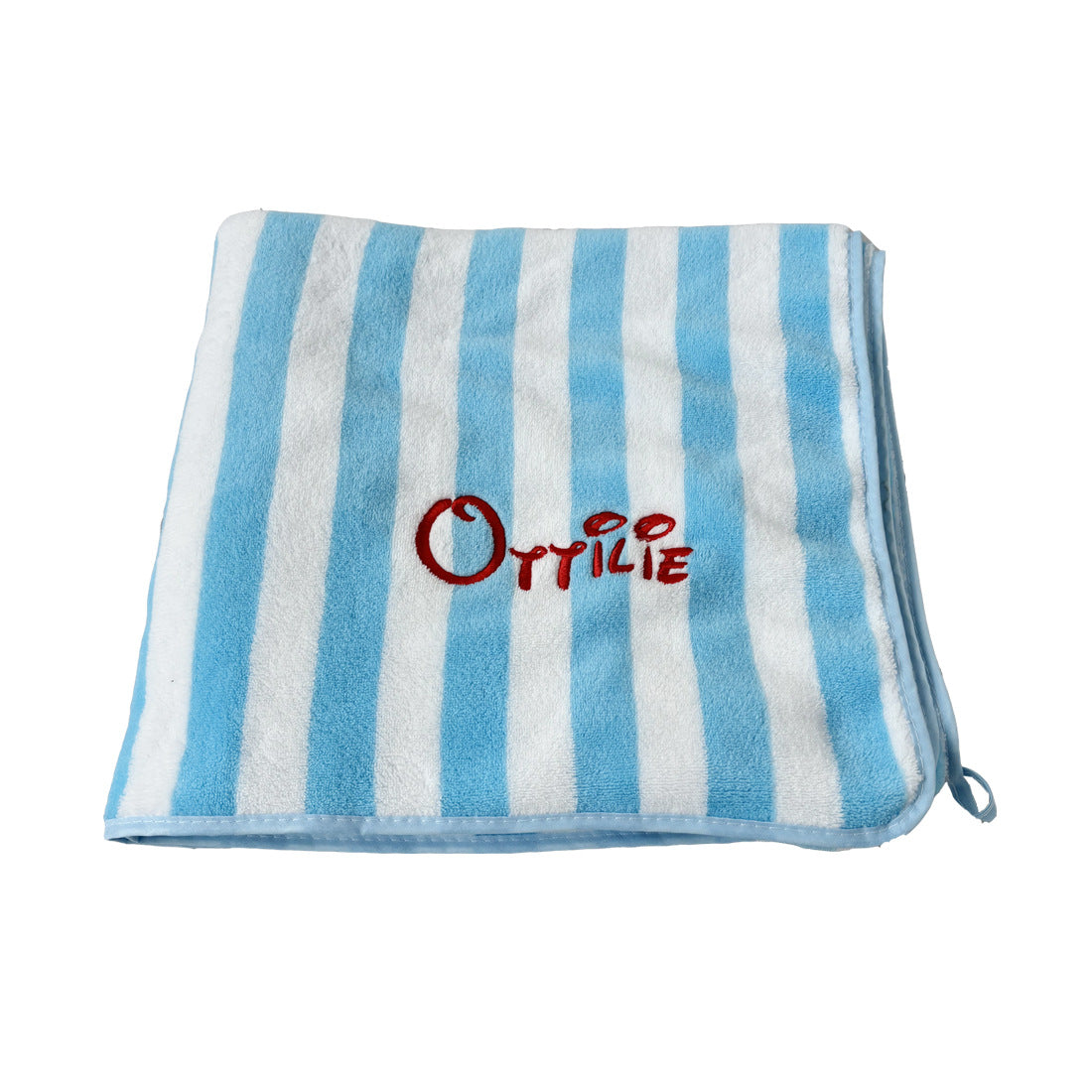 Embroidered Cabana towels, beach towels, embroidery, coral fleece, bath towels