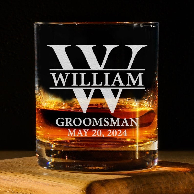 Custom LOGO whiskey cup, wine cup, spirits, Father's Day gift, transparent glass