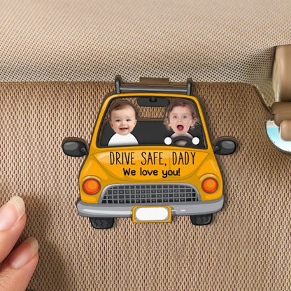 Car visor photo clip wooden photo frame photo frame customization photo text customization